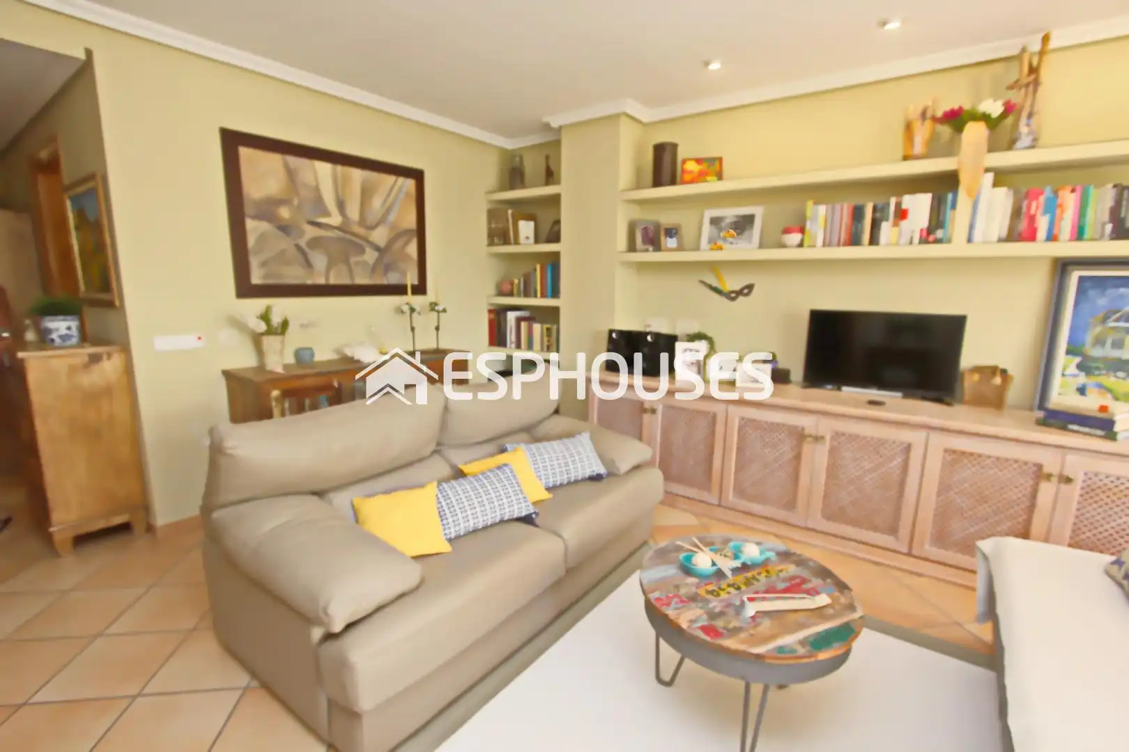 Wohnzimmer von Wohnung zum Verkauf in Altea mit Klimaanlage und Balkon