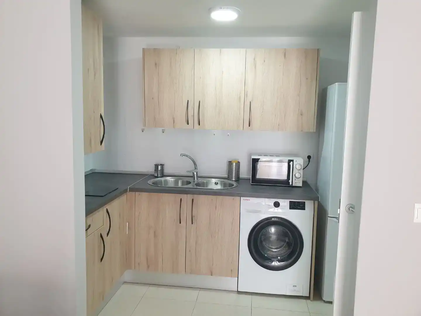 Cocina de Piso de alquiler en Almendralejo con Aire acondicionado, Amueblado y Balcón