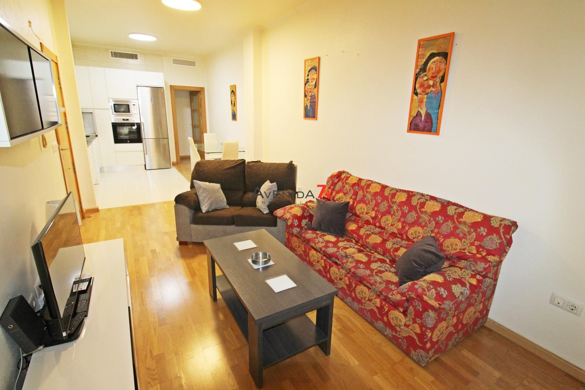 Sala d'estar de Apartament en venda en Lorca amb Aire condicionat, Terrassa i Balcó