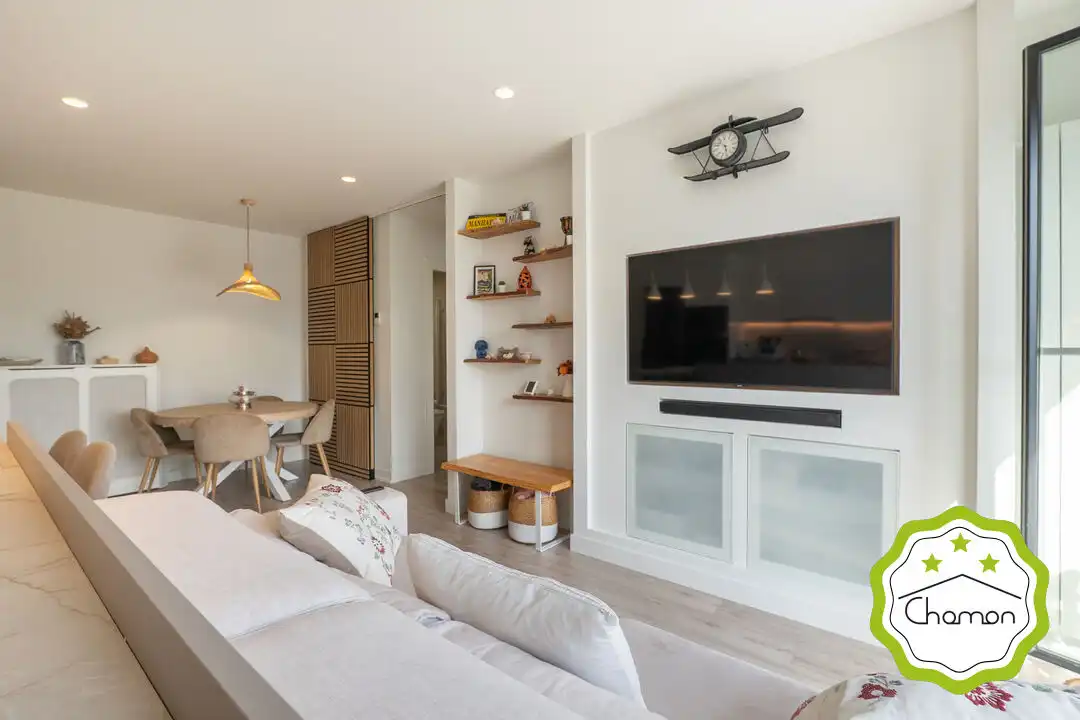 Sala de estar de Ático en venta en Urduliz con Calefacción, Terraza y Trastero