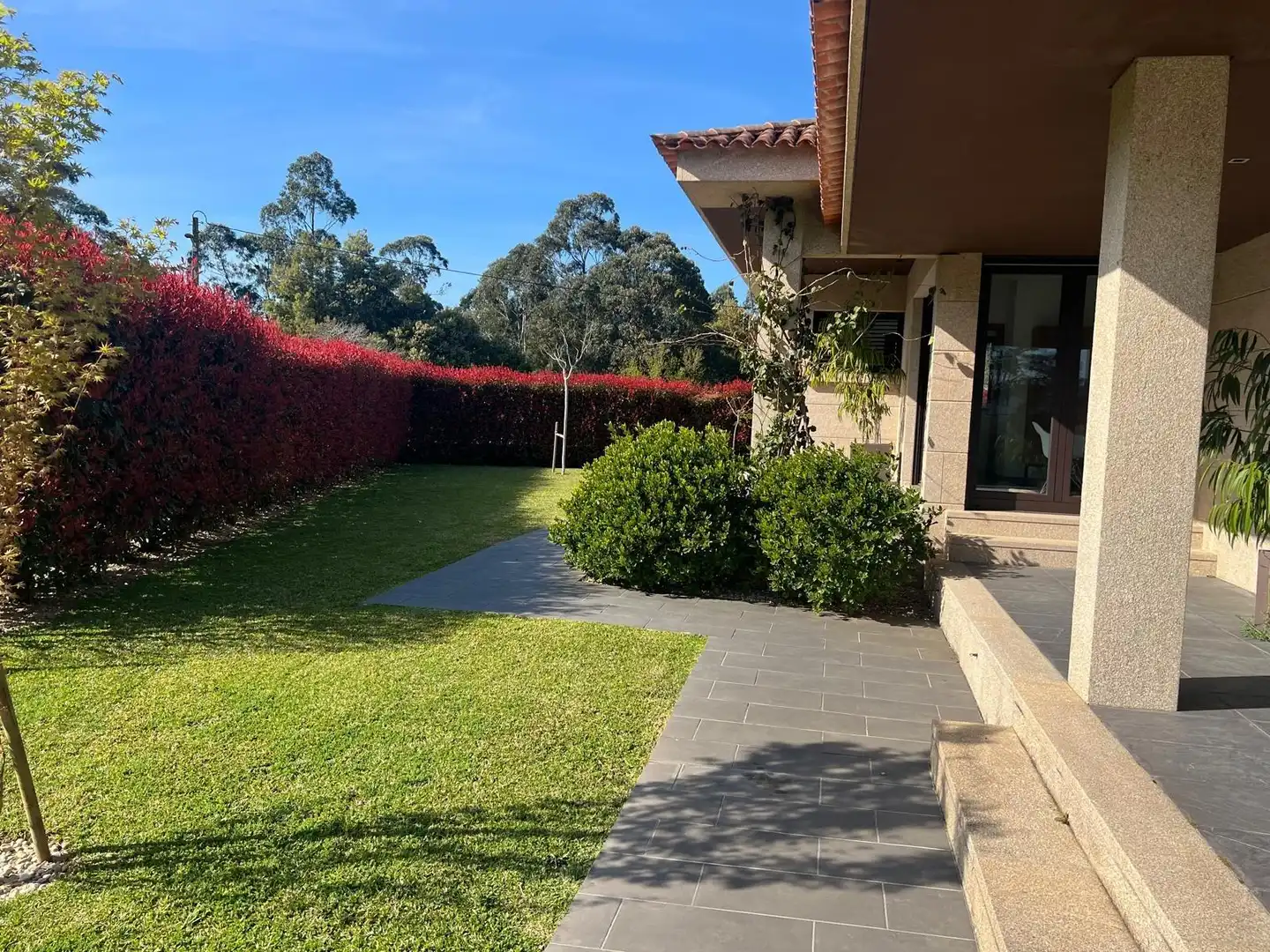 Terraza de Casa o chalet en venta en O Rosal   con Calefacción, Jardín privado y Terraza