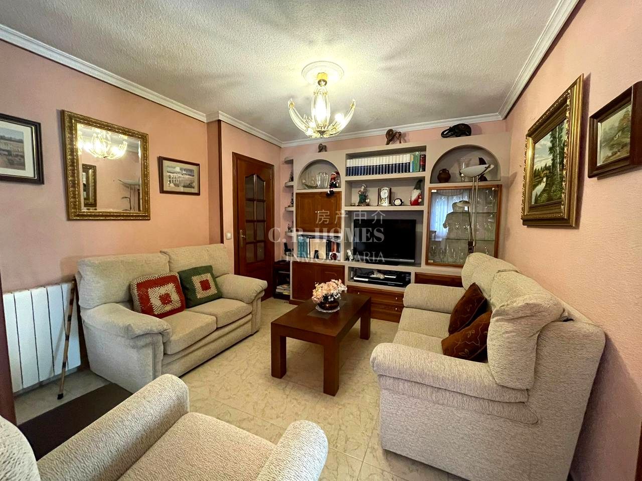 Sala d'estar de Pis en venda en Getafe amb Aire condicionat, Calefacció i Terrassa