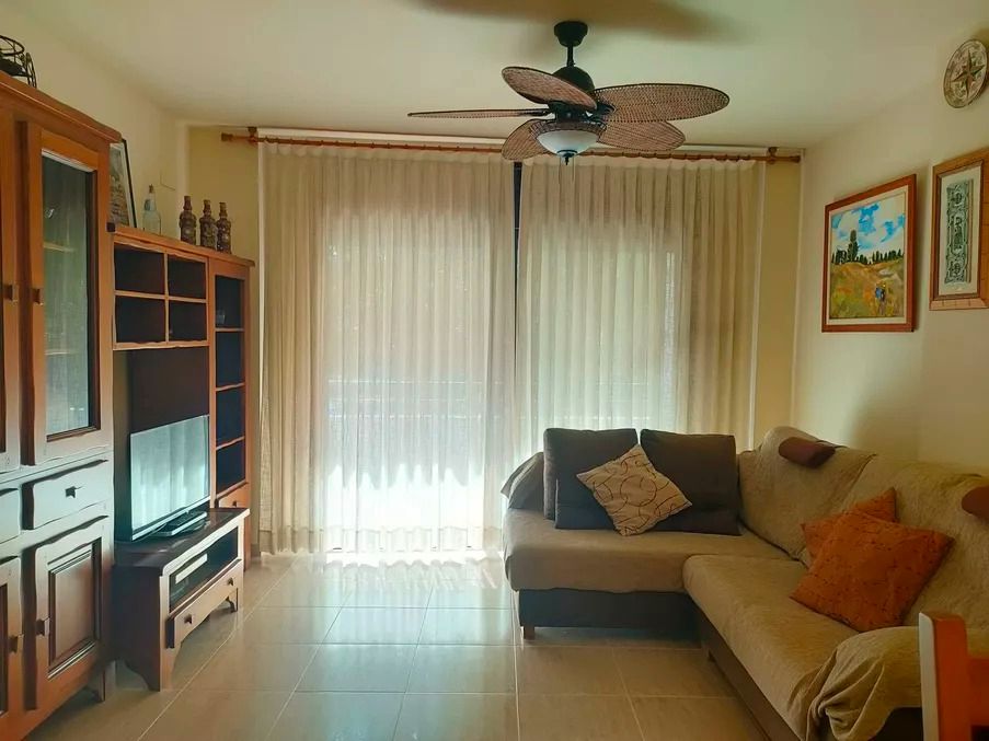 Living room of Flat for sale in Hostalric  with Heating, Terrace and Storage room