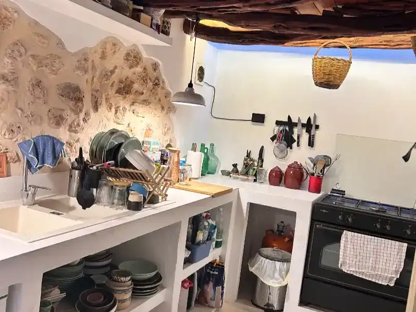 Cocina de Piso en venta en Sant Joan de Labritja con Jardín privado y Amueblado