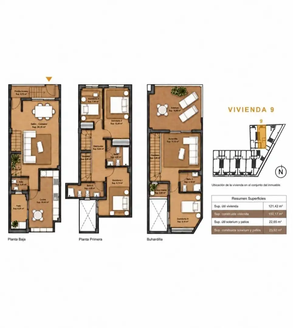 Triplex zum Verkauf in Pedanías Este, imagen 38