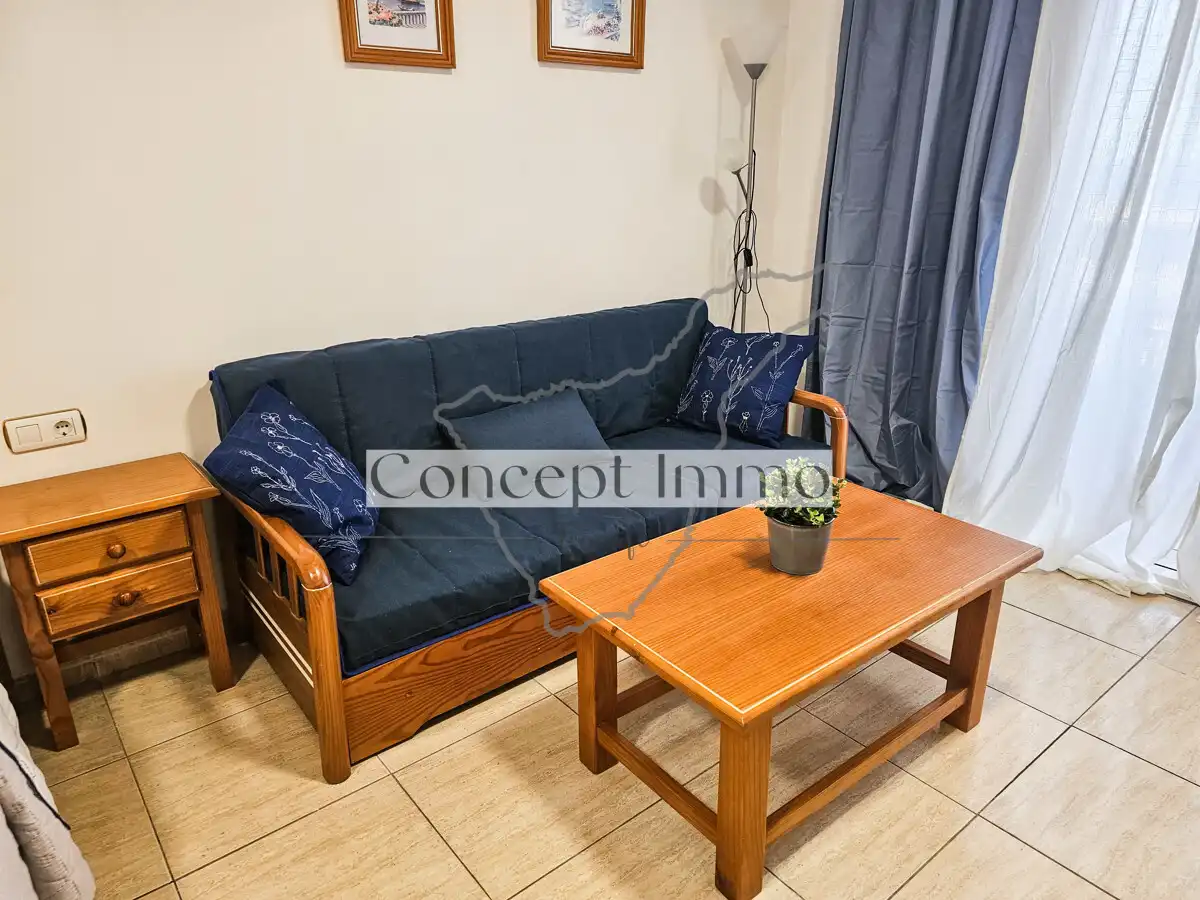 Sala de estar de Estudio en venta en Vilaflor de Chasna con Terraza, Balcón y Piscina comunitaria