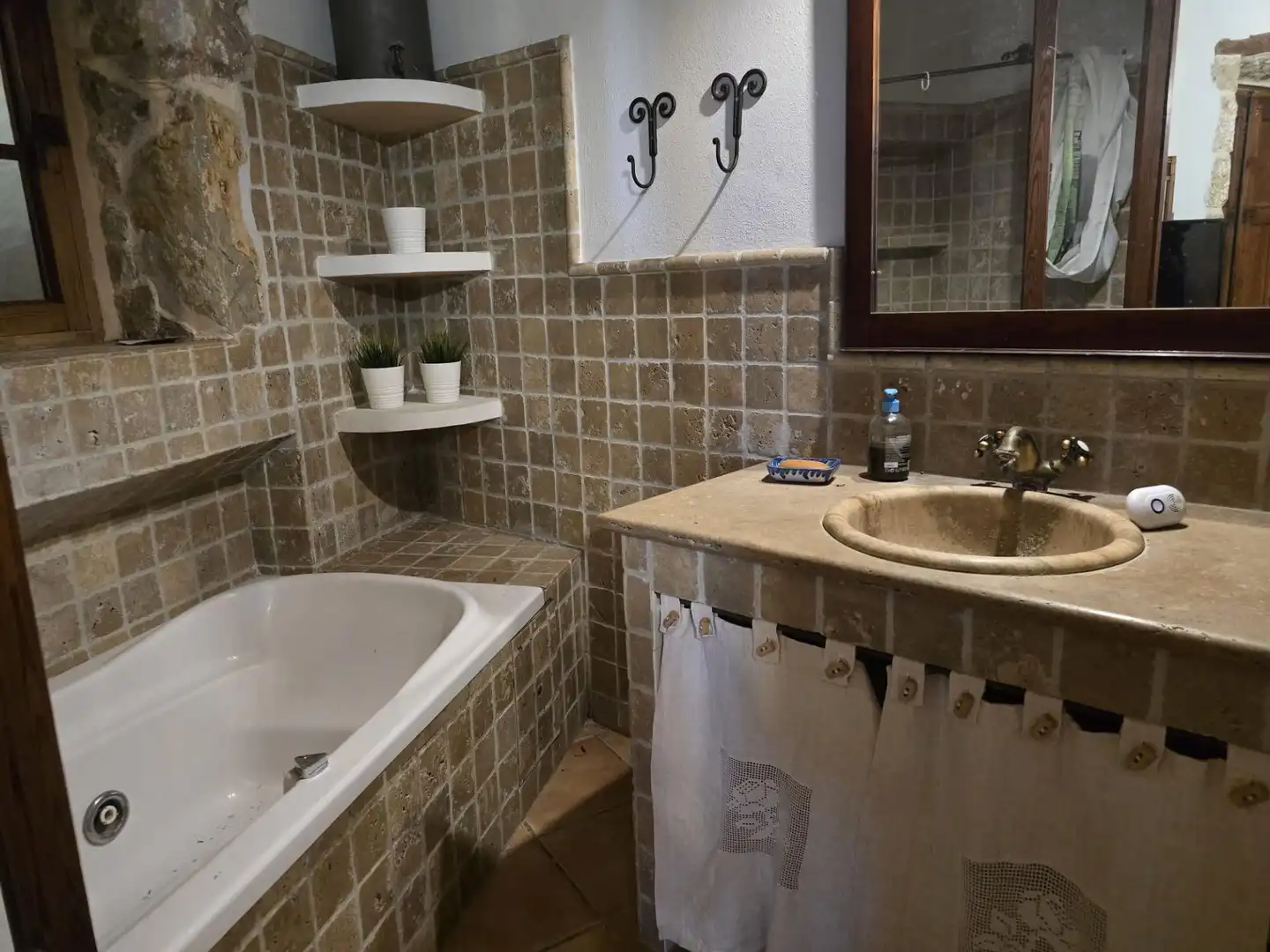 Badezimmer von Haus oder Chalet zum Verkauf in Campanet mit Klimaanlage, Heizung und Privatgarten