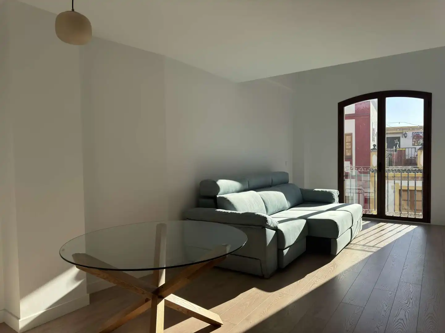 Sala de estar de Apartamento para compartir en Málaga Capital con Aire acondicionado, Terraza y Amueblado
