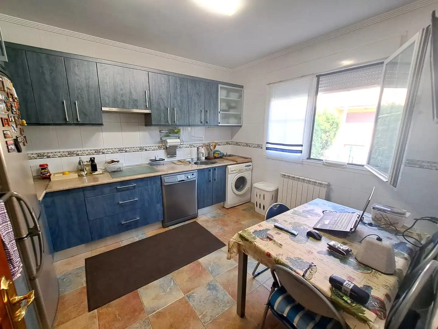 Küche von Einfamilien-Reihenhaus zum Verkauf in Zarratón mit Heizung, Terrasse und Möbliert