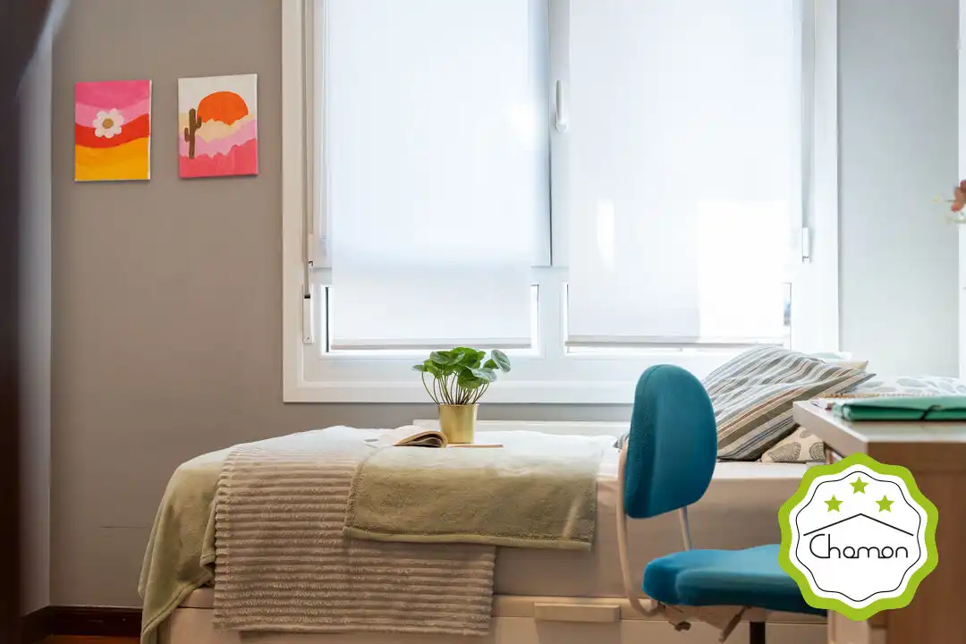 Schlafzimmer von Wohnung zum Verkauf in Bilbao  mit Heizung, Privatgarten und Abstellraum
