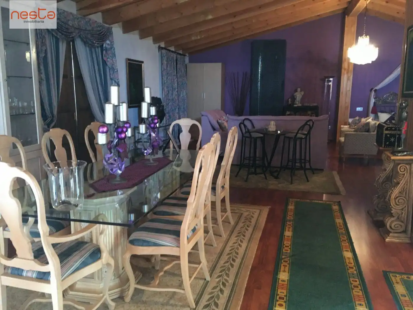 Menjador de Finca rústica en venda en Lorca amb Aire condicionat, Jardí privat i Moblat
