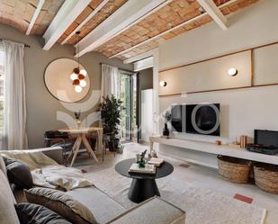 Sala d'estar de Apartament de lloguer en  Barcelona Capital amb Aire condicionat, Calefacció i Moblat