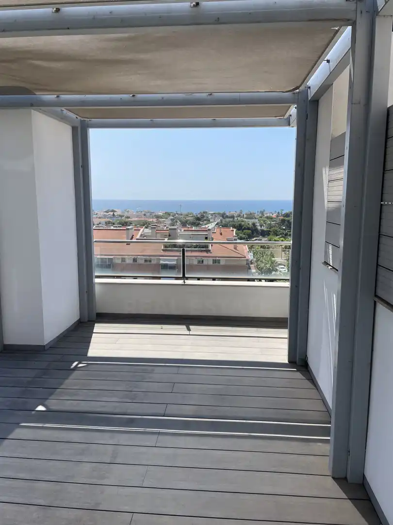 Terrasse von Wohnung zur Miete in Sitges mit Klimaanlage und Heizung