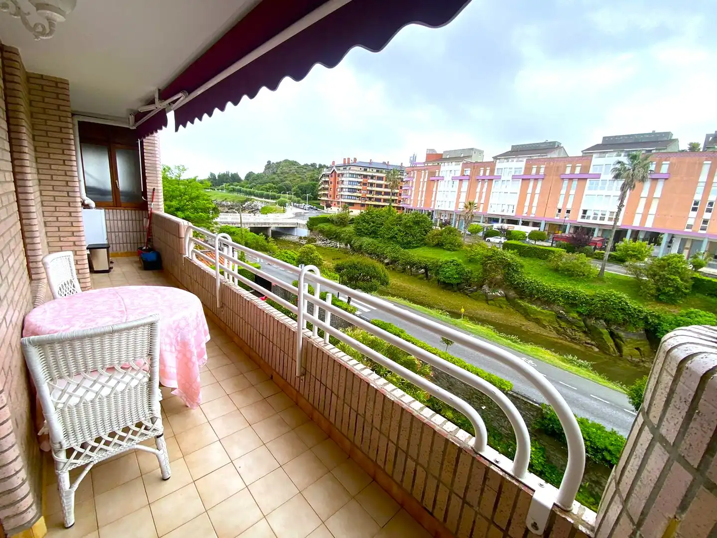 Terrace of Flat for sale in Castro-Urdiales  with Heating, Private garden and Parquet flooring
