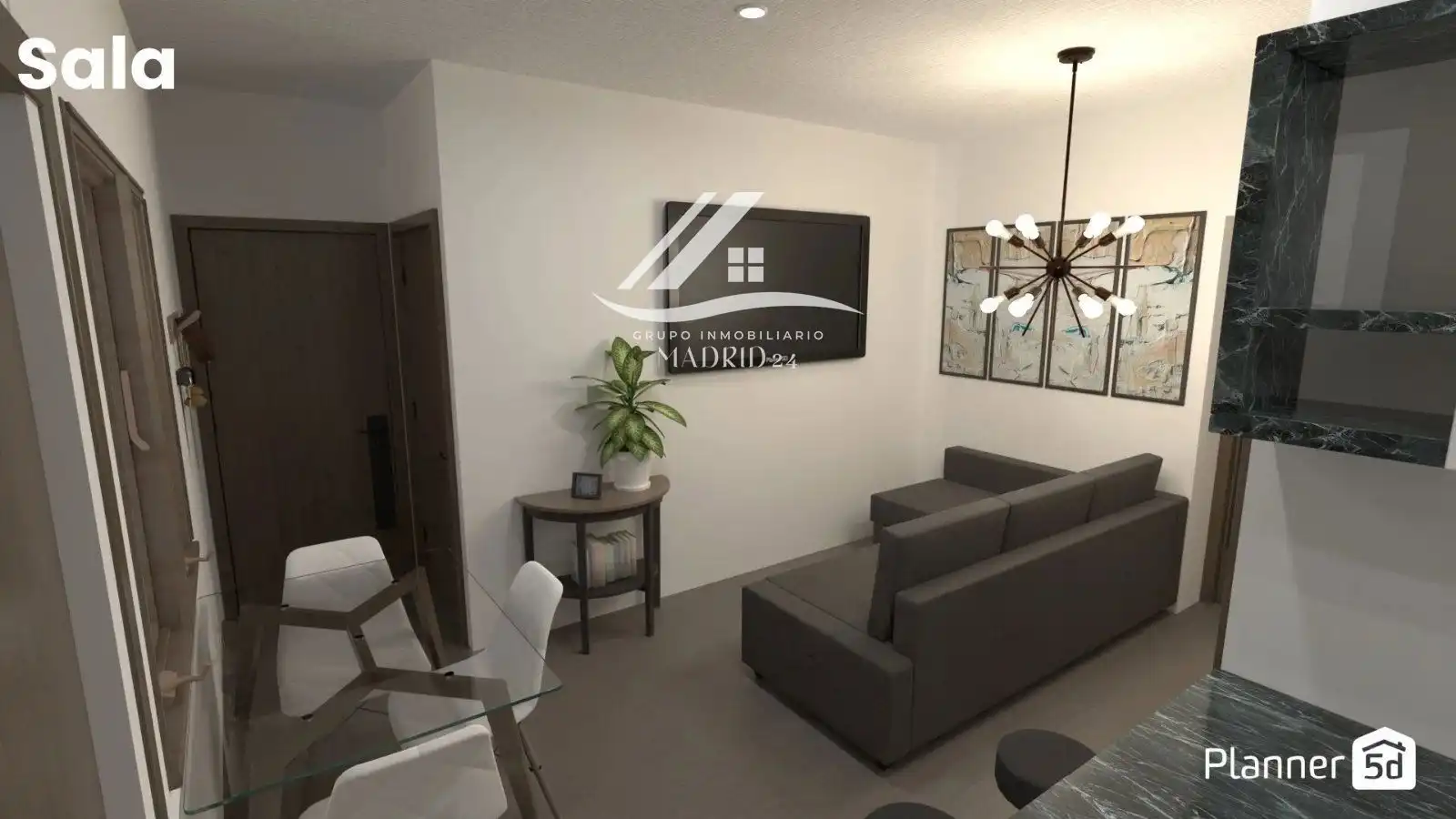 Sala de estar de Piso en venta en Madrid con Aire acondicionado, Trastero y Amueblado