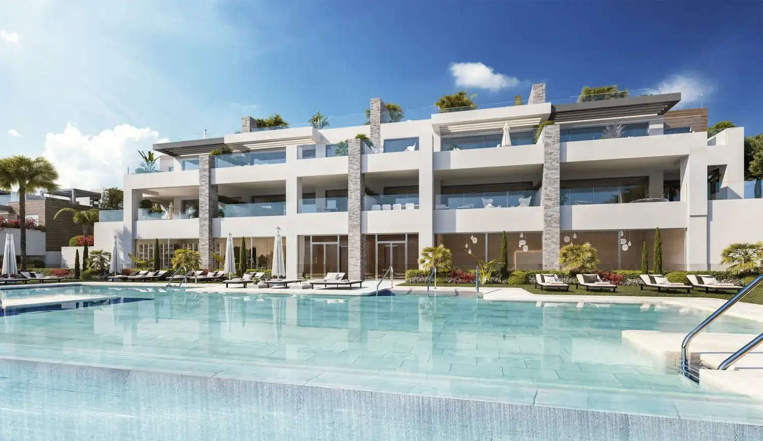 Piscina de Casa o xalet en venda en Marbella amb Aire condicionat, Calefacció i Jardí privat
