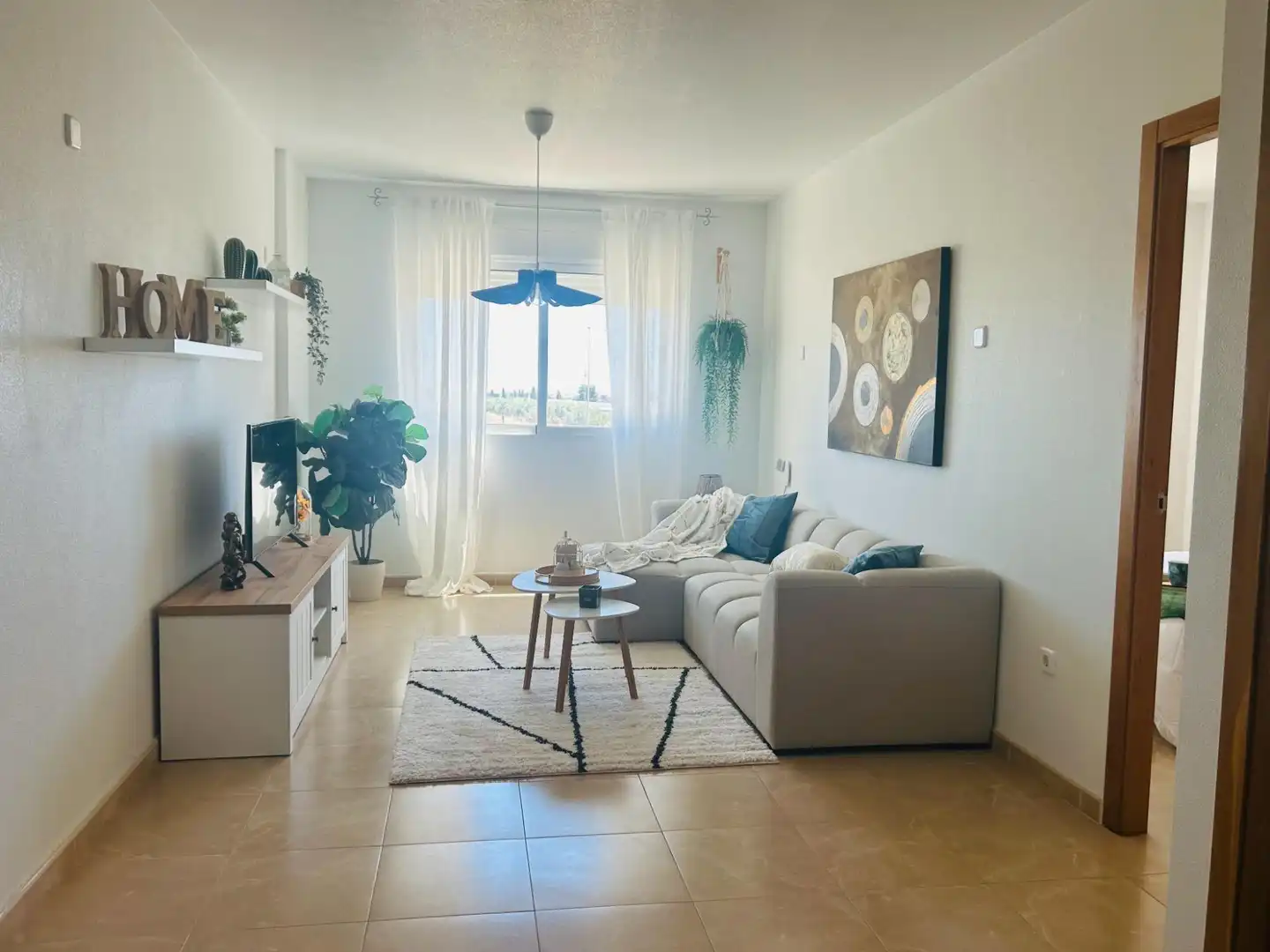 Wohnzimmer von Wohnungen zum Verkauf in Pilar de la Horadada mit Möbliert und Alarm