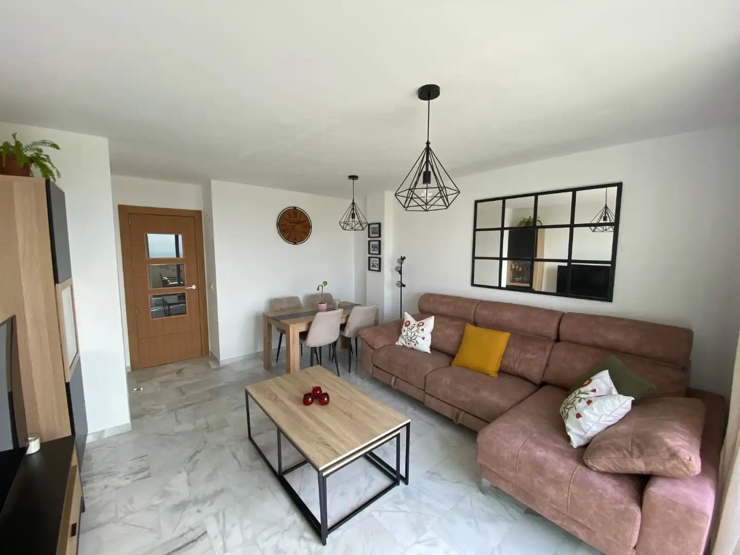 Living room of Attic for sale in Rincón de la Victoria  with Air Conditioner, Terrace and Balcony