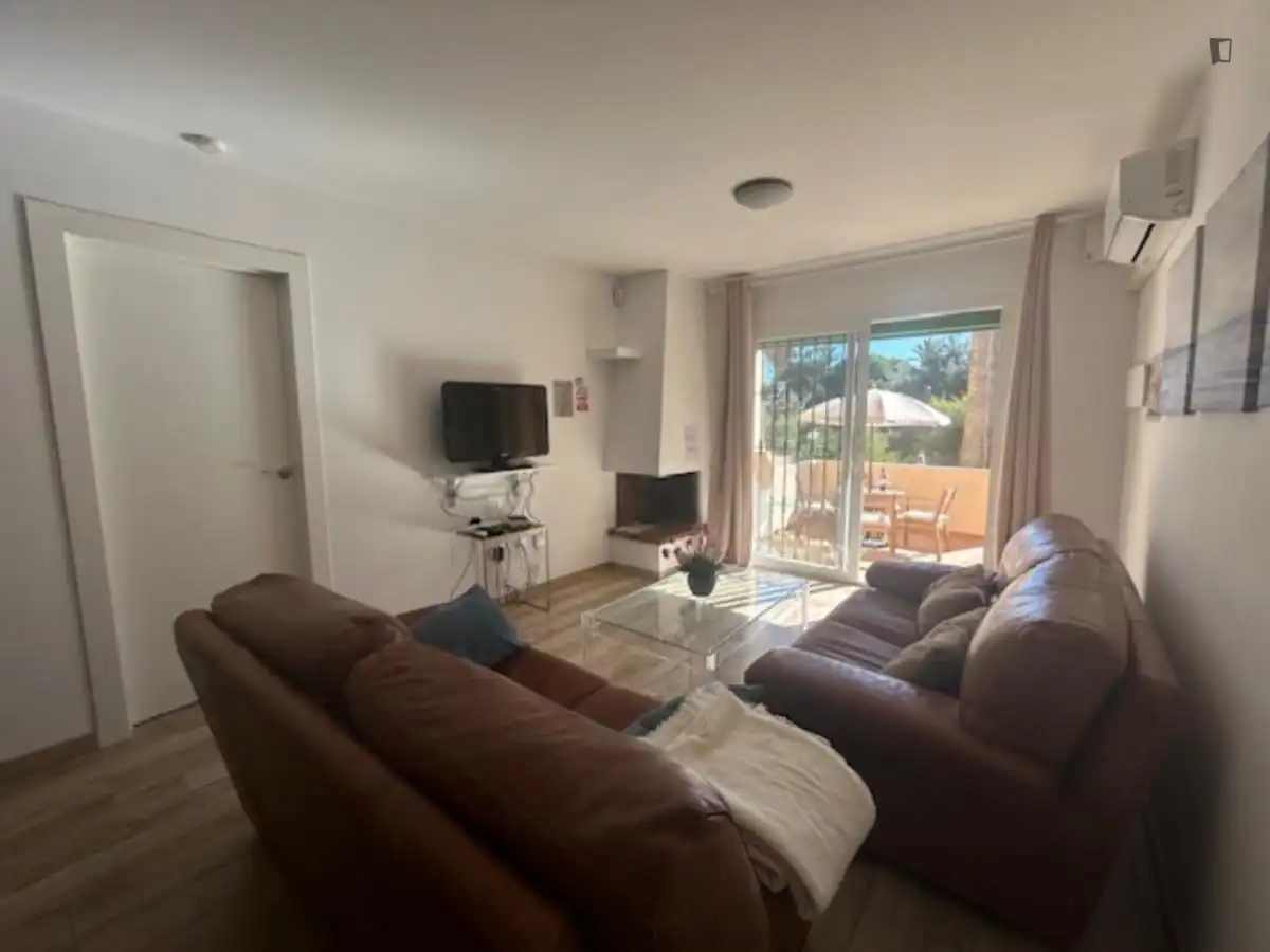 Sala d'estar de Casa o xalet de lloguer en Mijas amb Moblat, Forn i Es permeten mascotes