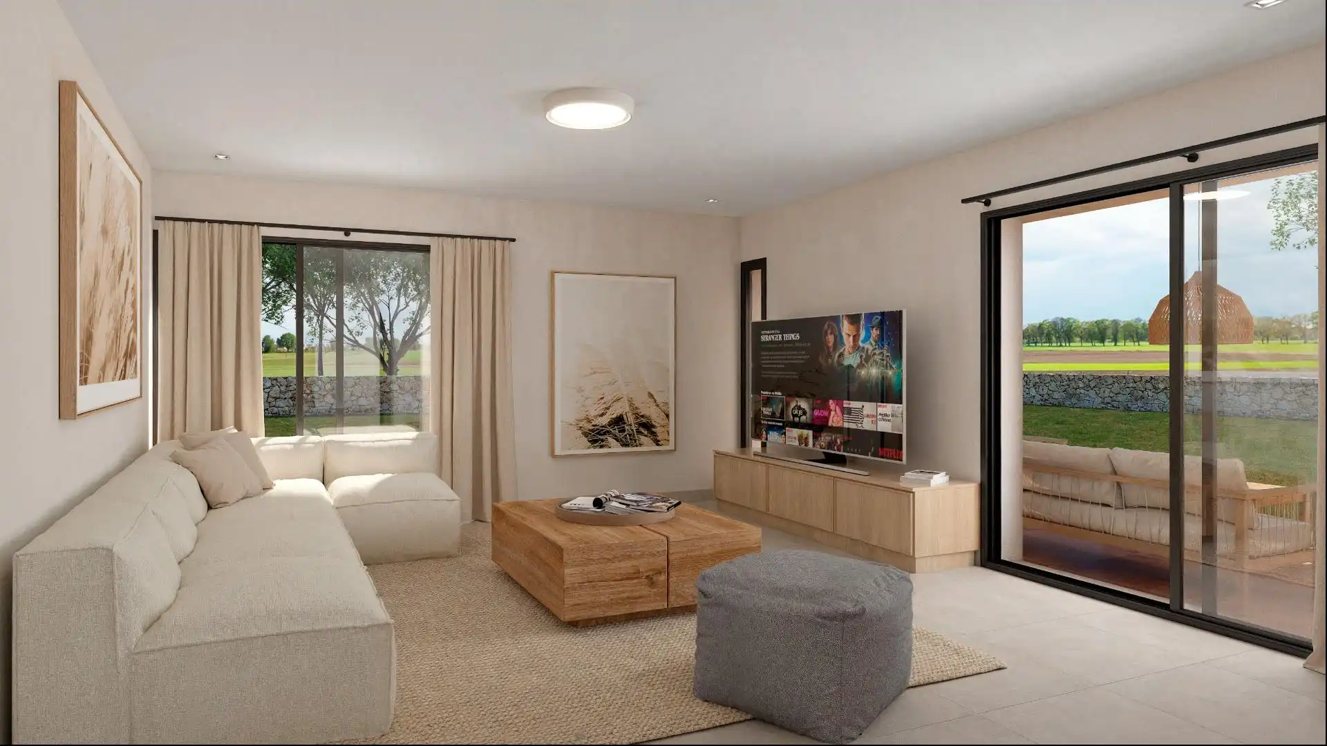 Sala de estar de Residencial en venta en Campos