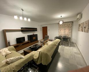 Living room of Flat for sale in La Algaba  with Air Conditioner and Furnished