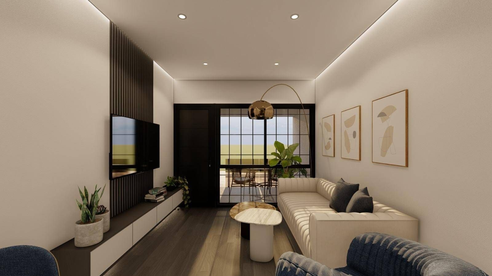 Sala d'estar de Loft en venda en  Murcia Capital amb Aire condicionat i Terrassa