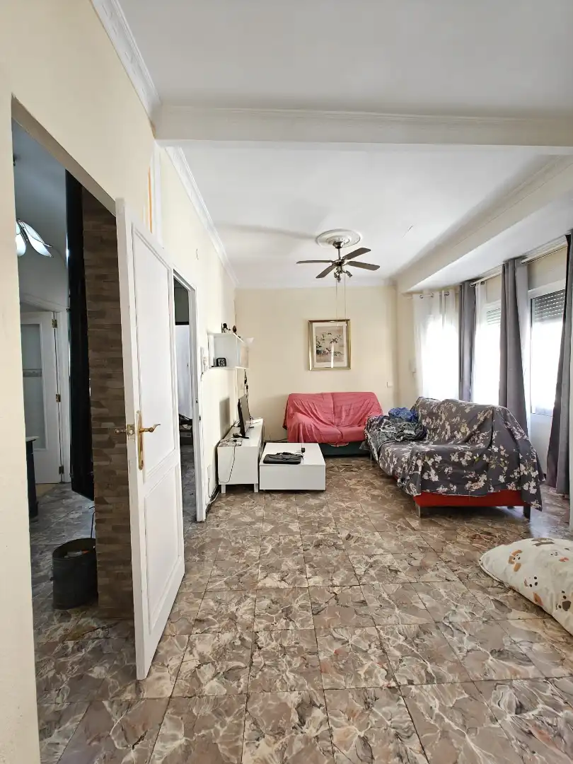 Wohnzimmer von Dachboden zum Verkauf in Ontinyent mit Terrasse, Abstellraum und Balkon