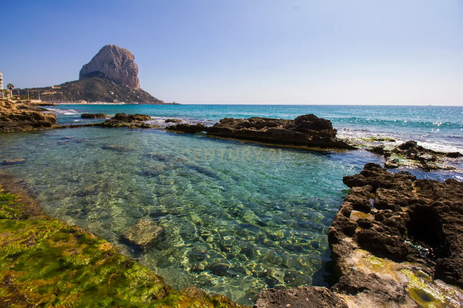 Piscina de Apartament de lloguer en Calpe / Calp amb Aire condicionat, Rentadora i Microones