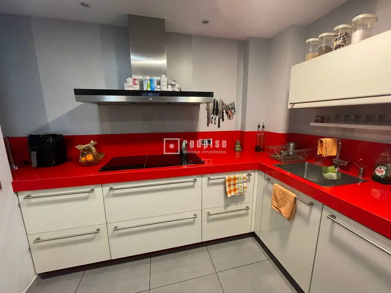 Cocina de Piso de alquiler en Madrid con Calefacción