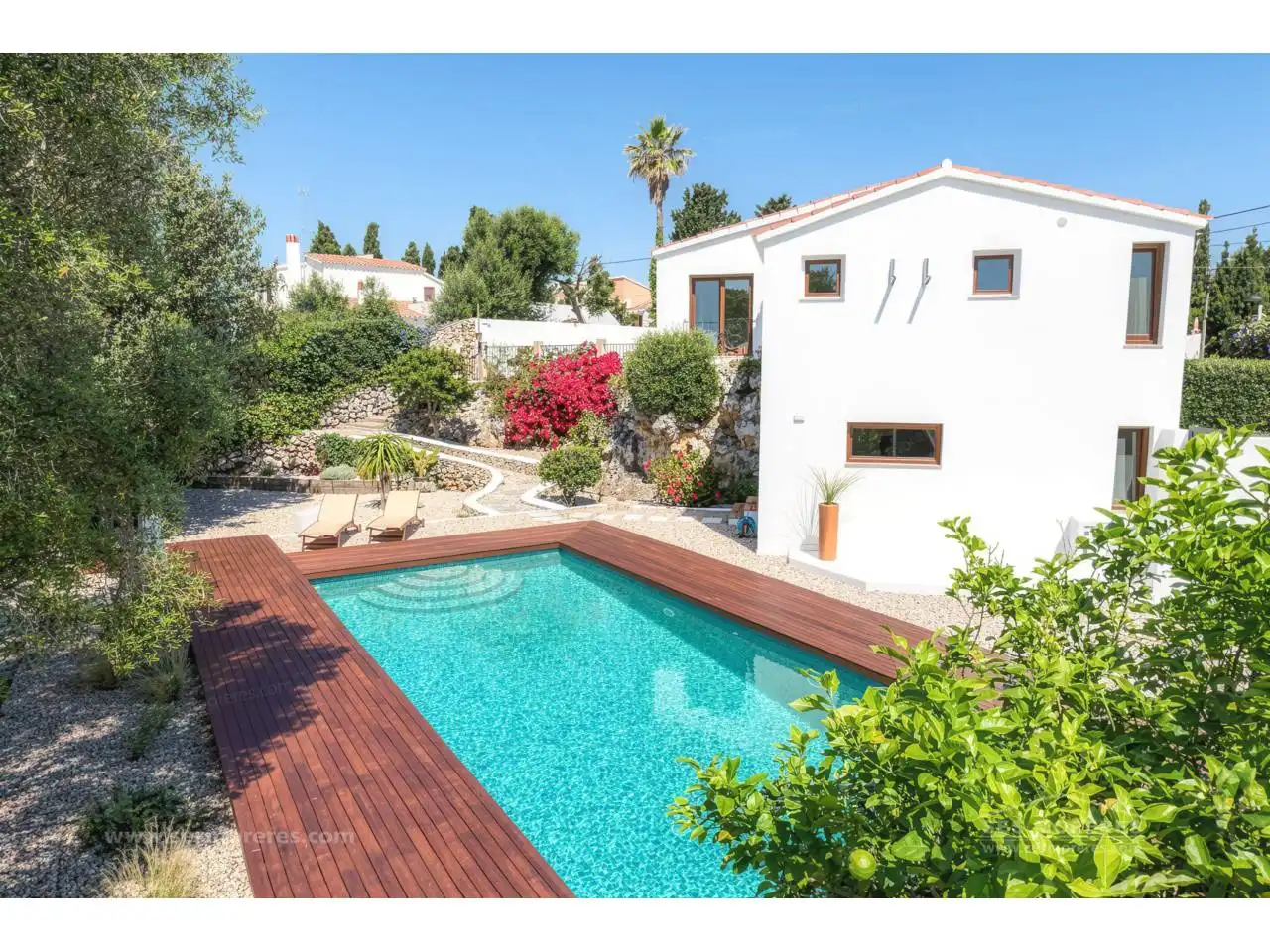 Piscina de Casa o chalet en venta en Es Castell con Calefacción, Jardín privado y Terraza
