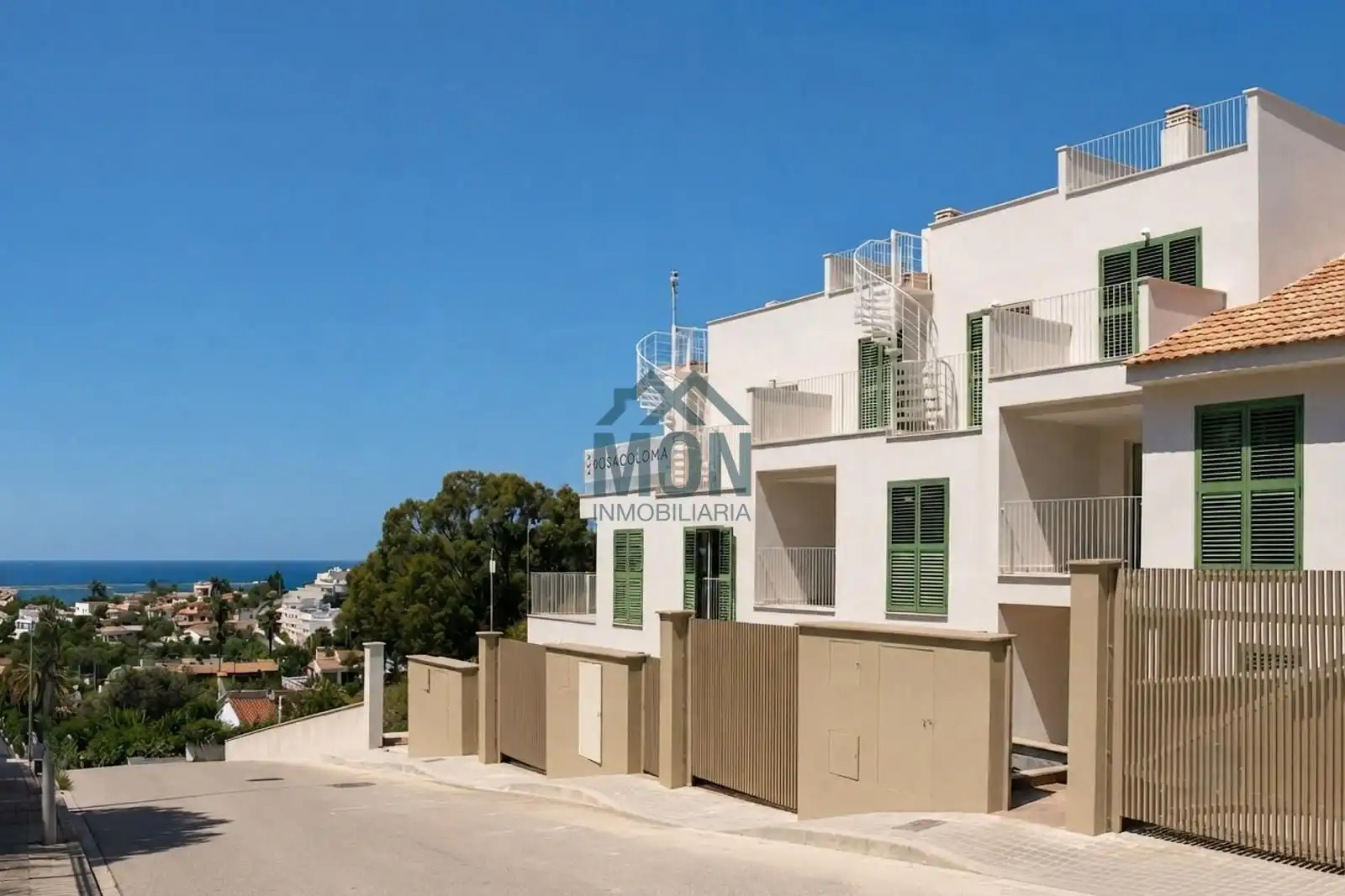 Exterior view of Detached homes for sale in Dénia  with Air Conditioner, Heating and Private garden