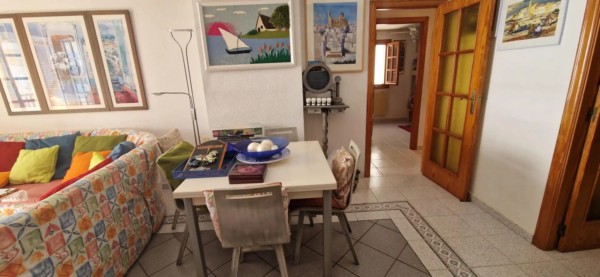 Comedor de Piso en venta en Cullera con Jardín privado, Terraza y Amueblado