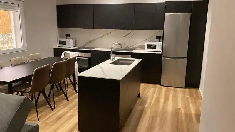Cocina de Piso para compartir en Cartagena con Aire acondicionado, Calefacción y Terraza