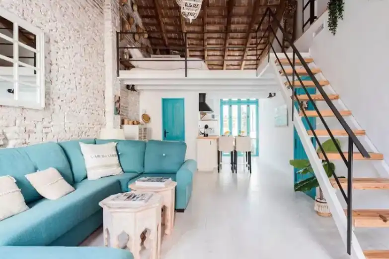 Sala d'estar de Casa o xalet de lloguer en Valencia amb Aire condicionat, Terrassa i Moblat