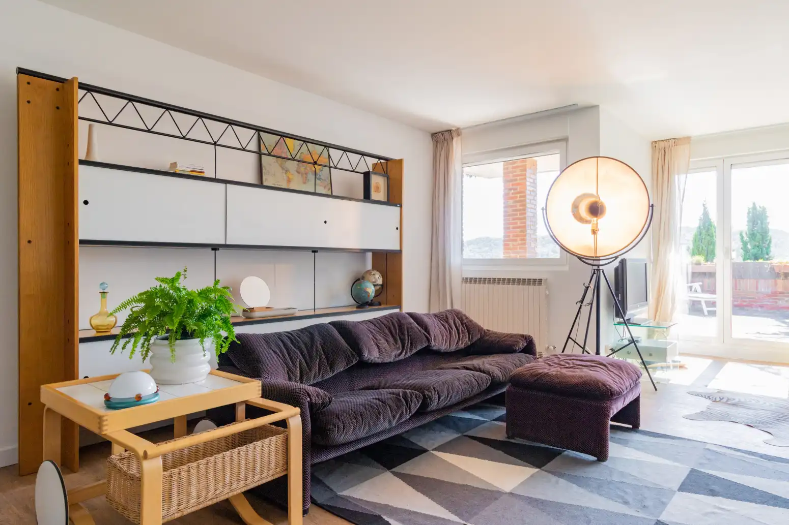 Sala de estar de Piso en venta en Estella / Lizarra con Calefacción, Jardín privado y Terraza