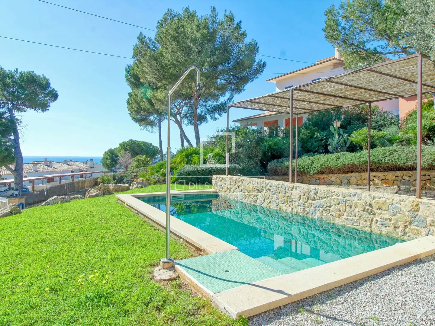 Swimming pool of Country homes for rent in Andratx  with Air Conditioner, Heating and Private garden