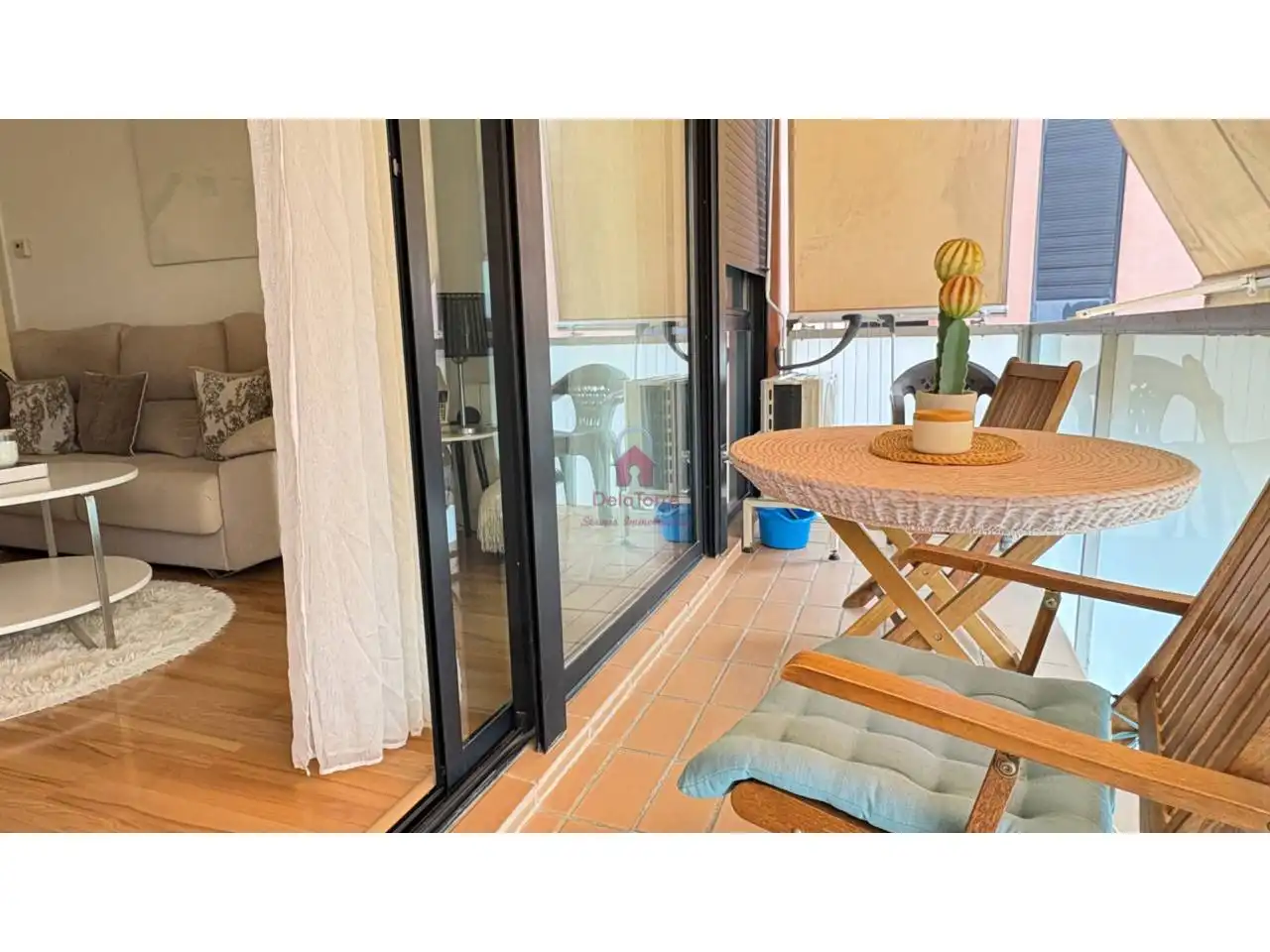 Balcony of Flat for sale in Terrassa  with Air Conditioner, Heating and Storage room
