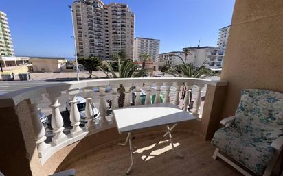 Balcony of Flat for sale in La Manga del Mar Menor  with Air Conditioner, Terrace and Furnished