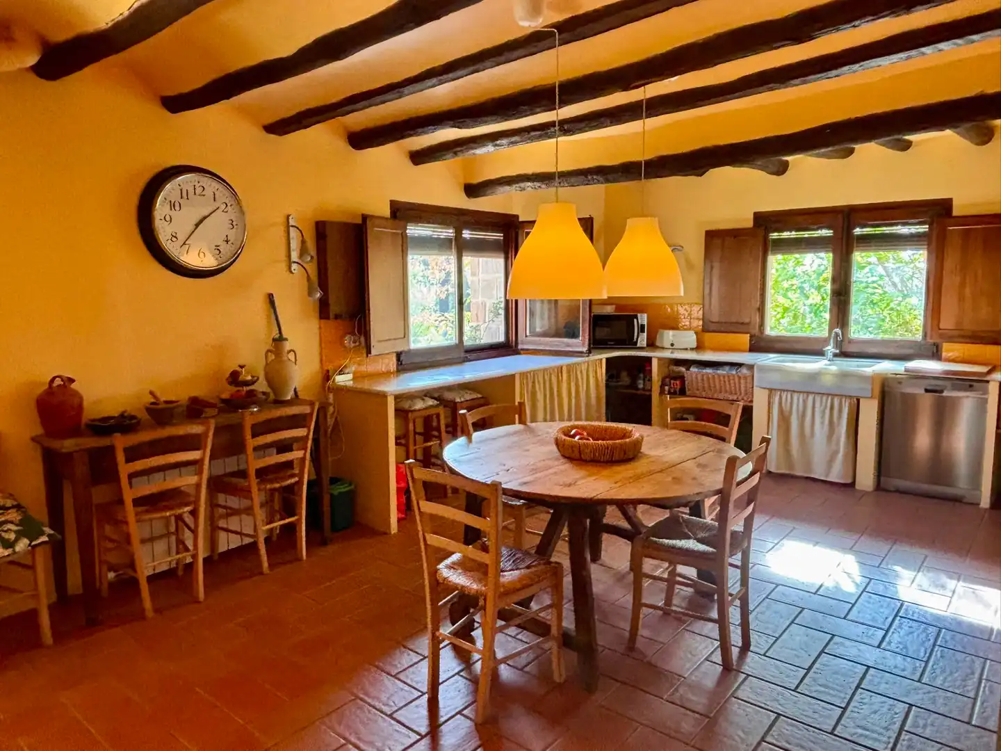 Cocina de Finca rústica en venta en Ilche, Huesca