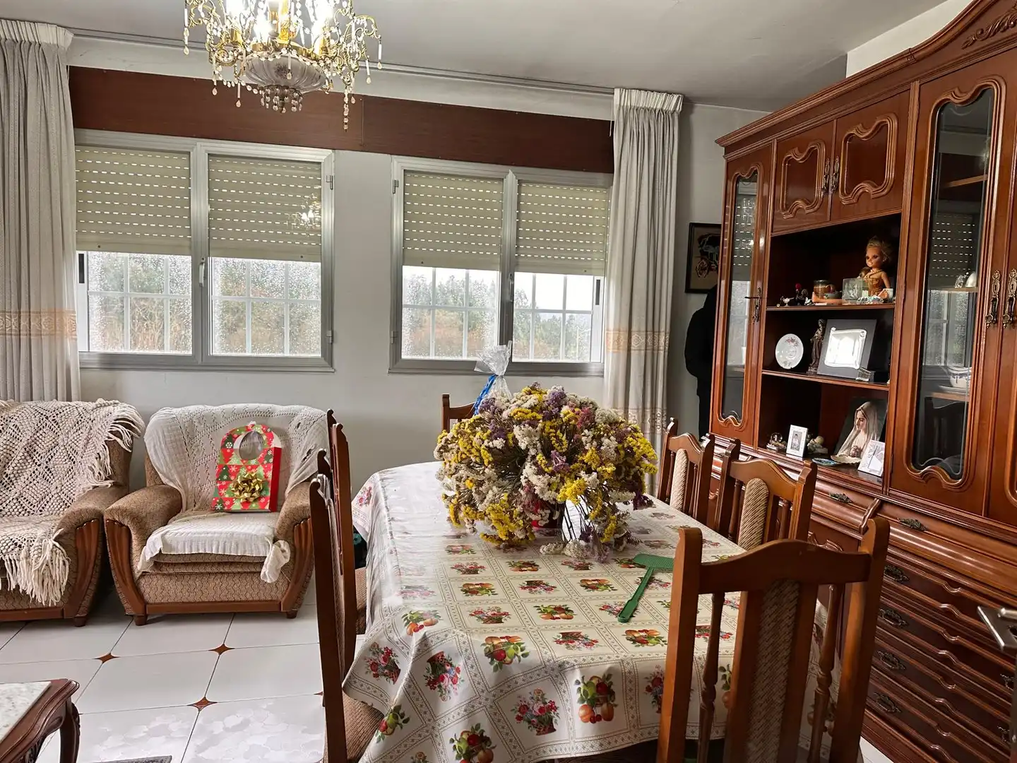 Comedor de Casa o chalet en venta en Boqueixón con Jardín privado, Amueblado y Balcón
