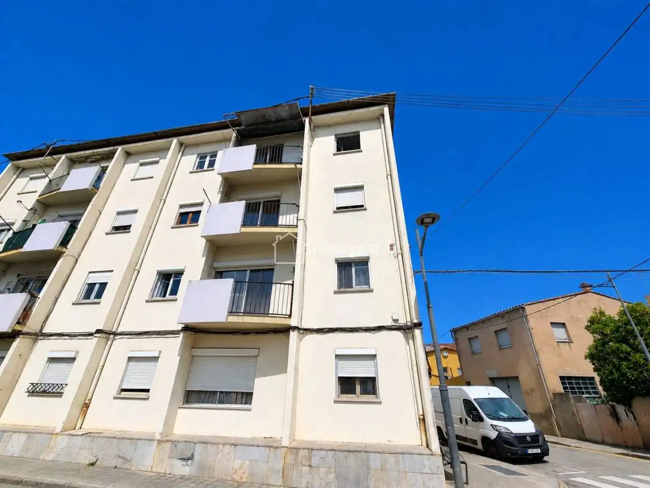Exterior view of Flat for sale in Anglès  with Balcony
