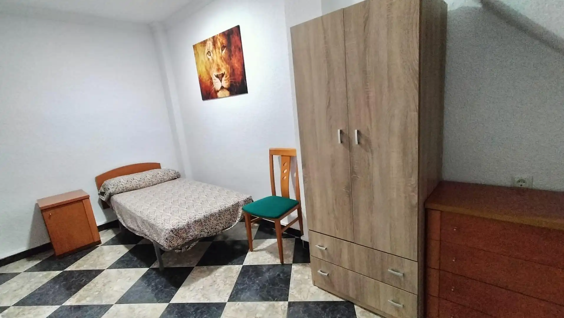 Habitación de Piso para compartir en Málaga con Aire acondicionado, Calefacción y Terraza