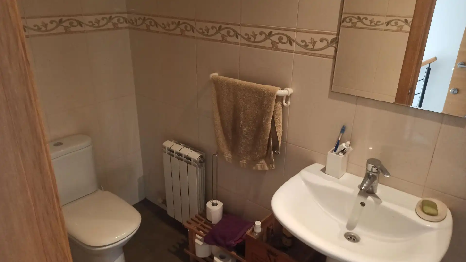 Bany de Casa adosada en venda en Osor amb Jardí privat i Terrassa