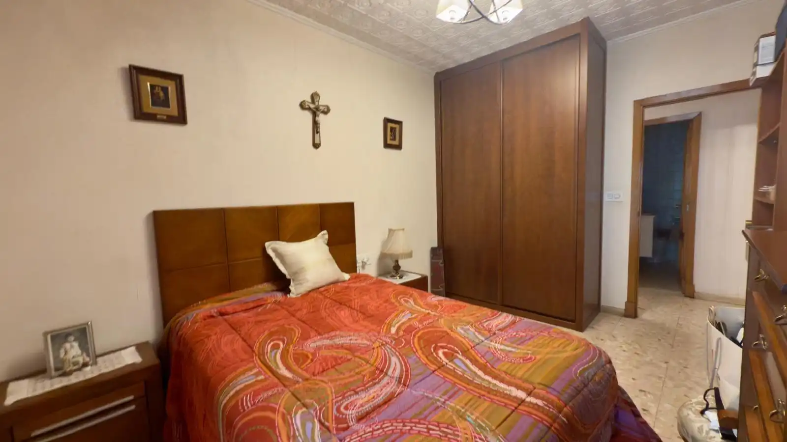 Bedroom of Flat for sale in Ourense Capital   with Heating, Storage room and Furnished