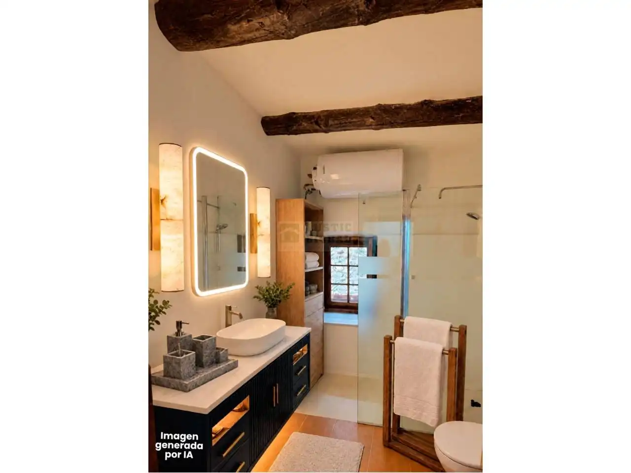 Bathroom of Country homes for sale in Colomers, Girona