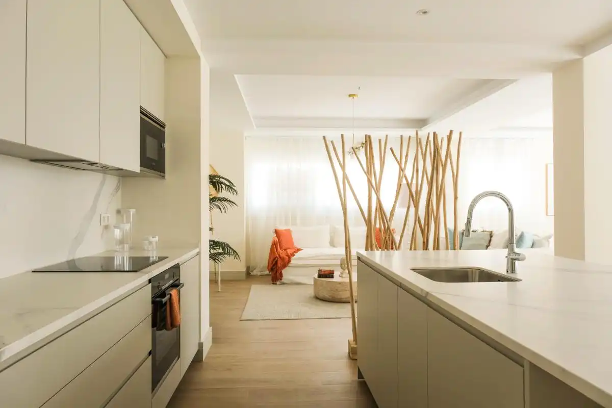 Küche von Maisonette zum Verkauf in Málaga mit Klimaanlage und Terrasse