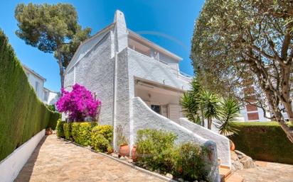 Exterior view of Single-family semi-detached for sale in Castell-Platja d'Aro  with Air Conditioner, Heating and Terrace