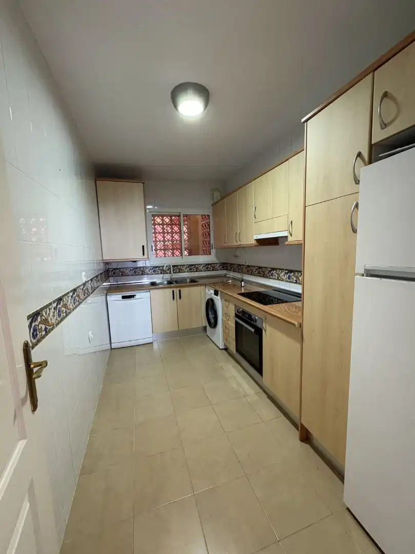 Kitchen of Flat for sale in Marbella  with Air Conditioner, Terrace and Storage room