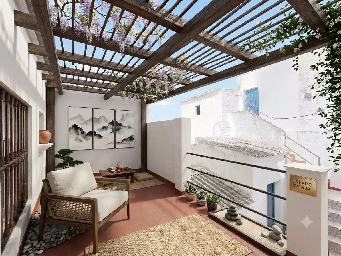 Terraza de Casa adosada en venta en Teba