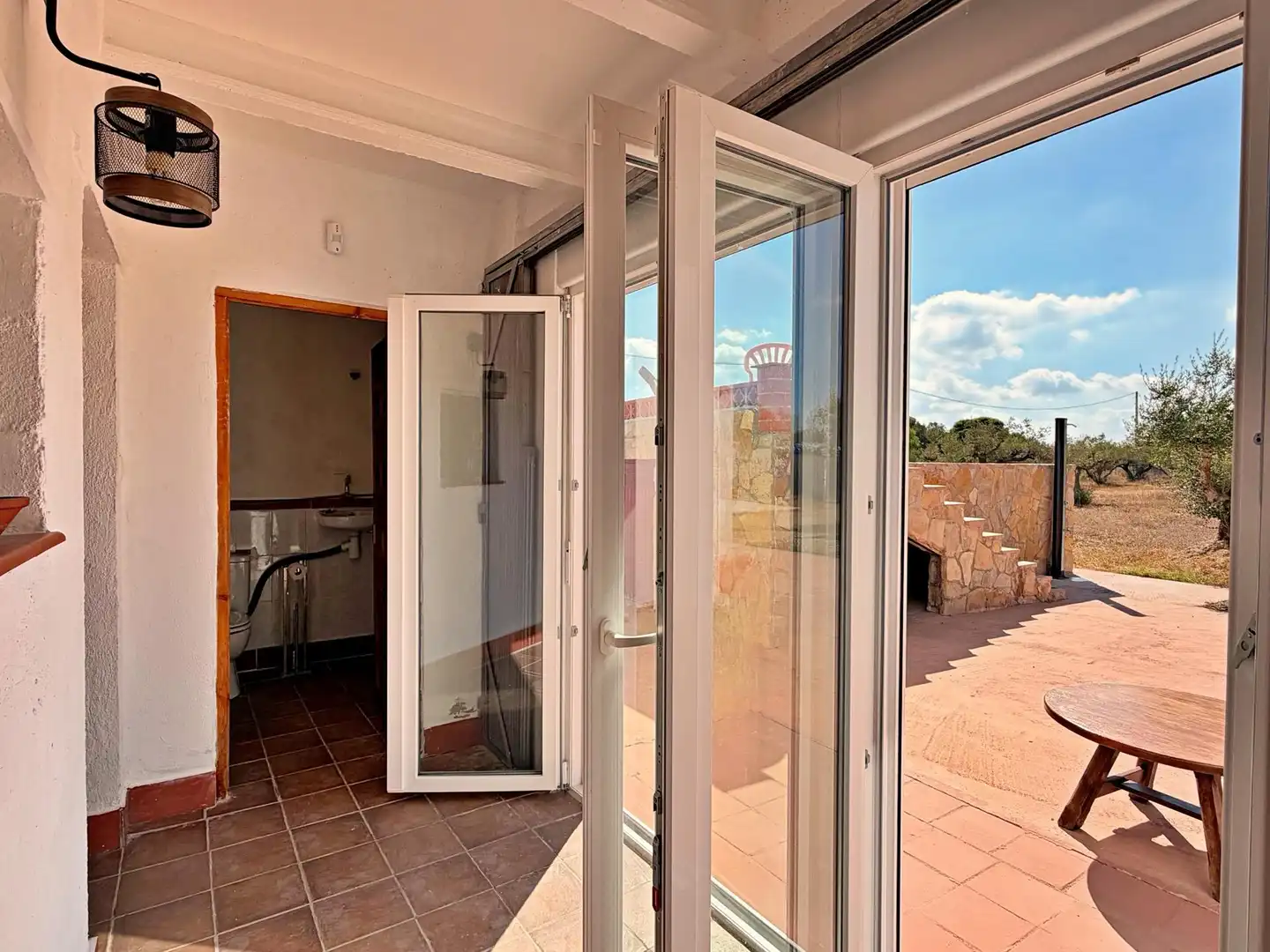 Terrassa de Casa o xalet en venda en Aldover, Tarragona